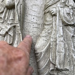 Greek Pla/ster (plastic) Relief Frieze Roman times sculptures toga Decor 15×11”!