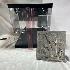 Near Eastern Inspired Ancient Anunnaki Tablet Recreation w/ Museum Display Case