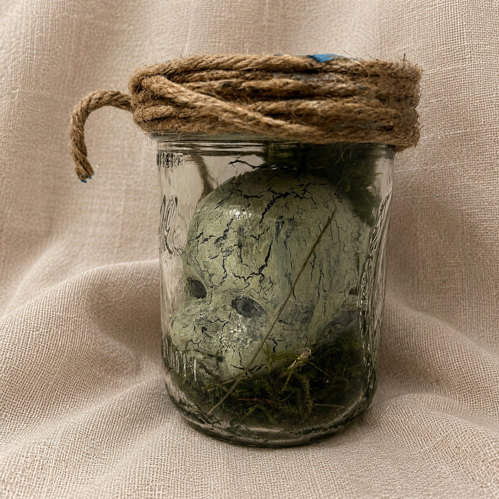 Haint Jar™ Appalachian Folk Horror Doll, Relic Oddity, Gothic, Handmade OOAK