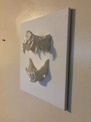 3D printed Vampire decor ,Wall Art, horror Halloween decor , gothic
