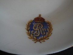 King George VI Queen Elizabeth 1937 Coronation Souvenir Plate Melba Bone China