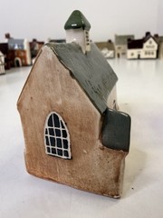 Mudlen End Studio Felsham Suffolk Pottery Miniature House Cottage School/ Church