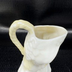Vintage BELLEEK Ireland UNDINE Nymph Creamer Small Pitcher Jug Fine Porcelain