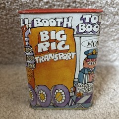 Rare Vintage Hallmark Metal Bank Toll Booth Big Rig Transport