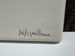 Nicole Aquillano Trinket Dish ‘Wellesley Effect’ Handmade Artist Signed 7”x3.25”