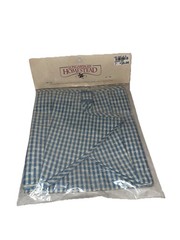 RARE Longaberger Gingham Blue Liner New In Package Vintage 394925 LNR Cake Lg 15