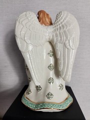 Lenox Angel Of Ireland Irish Harp Porcelain Figurine 8.5″ W/ Original Styrofoam