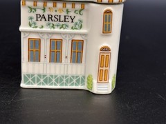 Lenox Village Spice Jar ~ Parsley ~ 3 1/4″ Tall