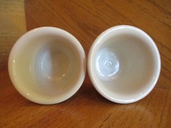 Longaberger Traditional Holly Votive Set 2 Christmas pottery *shipping included*