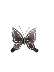 3 Vintage Home Interior Metal Brass Copper Tin Butterflies Wall Decor