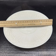 Belleek Christmas 9inch Plate Dish Fine Porcelain 1970 Castle Caldwell Ireland