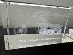 Snap-on Chopper Acrylic Racebrick Orange County Choppers Motorcycle New In Box