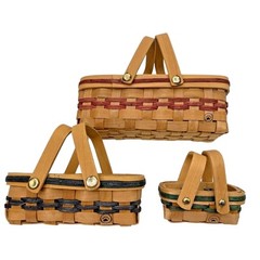 Boyds Bear Collection Aunt Mamie’s Bread Baskets Small Medium Large