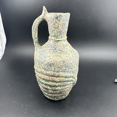 Genuine Ancient Roman Glass Pitcher Jug Circa 1st – 2nd Century AD
