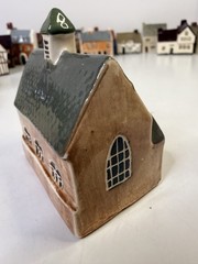Mudlen End Studio Felsham Suffolk Pottery Miniature House Cottage School/ Church