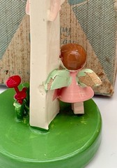 VTG Complete Sevi Wooden Birthday Cake Toppers Handmade In Italy Set of 11