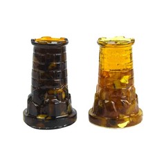Made in USA Baltic Amber Chess Set Teutonic Knights Handmade Collectible Gift
