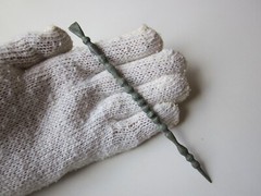 very rare AMAZING perfect large ancient roman bronze engraved stylus I – II A.D.
