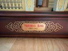 VTG 1991 Enesco Victorian Vignette Animated Action Musical Working Doll House