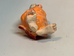 Hagen Renaker Little Horrible Bag In A Sack Orange With Original Label