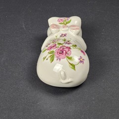 Vintage Avon Ceramarte Brazil Pampered Piglet Ceramic Pomander 1978