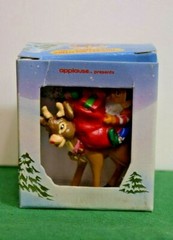 Elf on Rudolph Applause 50th Anniversary Plastic Figurine. Mint in box.