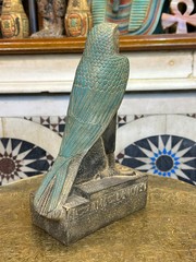 Rare Pharaonic Statue of God Horus : Authentic Ancient Egyptian Artifact 235 BC