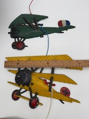 Vintage Set of Metal Diecast Airplanes Collectible Decor Wall Art 1975 by HOMCO
