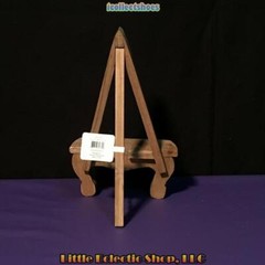 Demdaco 1002720114 Pine Wood & Iron Easel Display Stand for Wall Art or Plaques