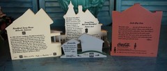 Lot/14 Sheila’s Collectibles 1990’s Wooden Houses Lighthouses Drugstore & More