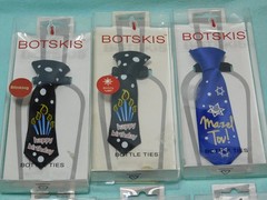 Lot of 6 Botskis Blinking Bottle Ties, New in the Original Packaging