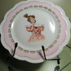 Antique Zeh Scherzer Bavarian Edwardian Lady Plate