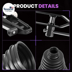 New Upgrade 4PCS Universal CV Axle Boot Repair Kit, Fits 26Mm-34Mm Shafts, 4.92″