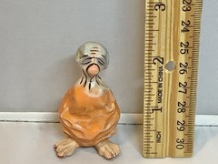 Hagen Renaker Little Horrible Bag In A Sack Orange With Original Label