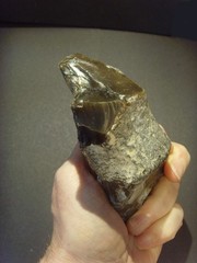 Lower Paleolithic – Chunky Acheulean notched chopper. c.450,000 BP.