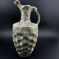 Genuine Ancient Roman Glass Pitcher Jug Circa 1st-2nd Century AD