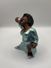 Vintage Jazz Band Ceramic Figurine Set Pianist Singer Guitar Bass Clarinet