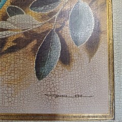 Pair of Vintage Basil Ede Bird Plaques-Gilt on Wood-Made in Italy-16 x 12-1940’s