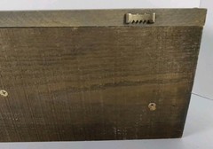 Wood Decorative Fishing Shelf Trout Rustic Lake Cabin Cottage Fathers Day 1980s