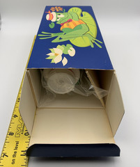 Vintage Freddy the Frog soap dish and soap from AVON. New in box/plastic wrap