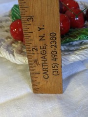 Handsome 3 D Cherry Dish, Marked lassako Italy, Could Be Hung On Wall