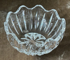 Collectors Crystal Galleries by Fairfield ~ Lead Crystal Trinket / Nut Bowl NIB