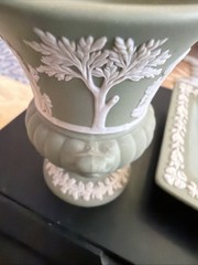 Wedgewood Jasper Vase And Plate Small Plate