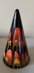Modern Art Deco Sugar Sifter by L. Oakley of Brian Wood Ceramic Art, England