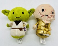 Hallmark Itty Bittys Supreme Leader Snoke Yoda Plush Lot of 2 Tags