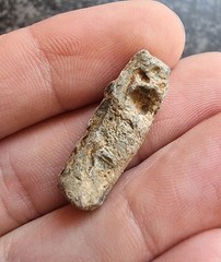 Roman Lead Rolled Curse / Wish Metal Detecting Find Antique