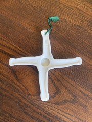 Belleek St Brigid’s Day Cross Ireland Wall Hanging Ornament Parian China Signed