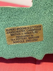 Tey Pottery RUPERT BROOKE’S COTTAGE Britain In Miniature Handcrafted Model