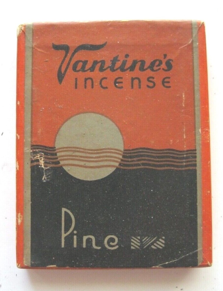 Vintage 1920’s VANTINE’S INCENSE: Pine, Box with Incense