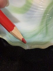 4-AKRO AGATE SLAG GLASS CLAM SHELL TRINKET DISHES IN FOUR DIFFERENT COLORS